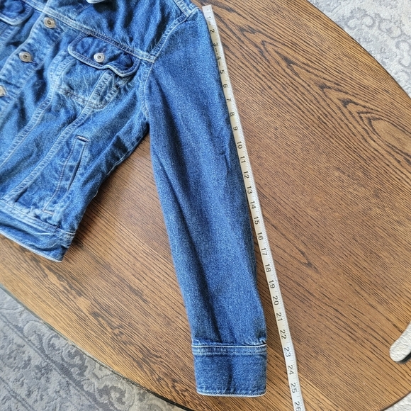 Tommy Hilfiger Trucker Jean Medium Wash Denim Jacket Size Women's Large - Picture 10 of 12